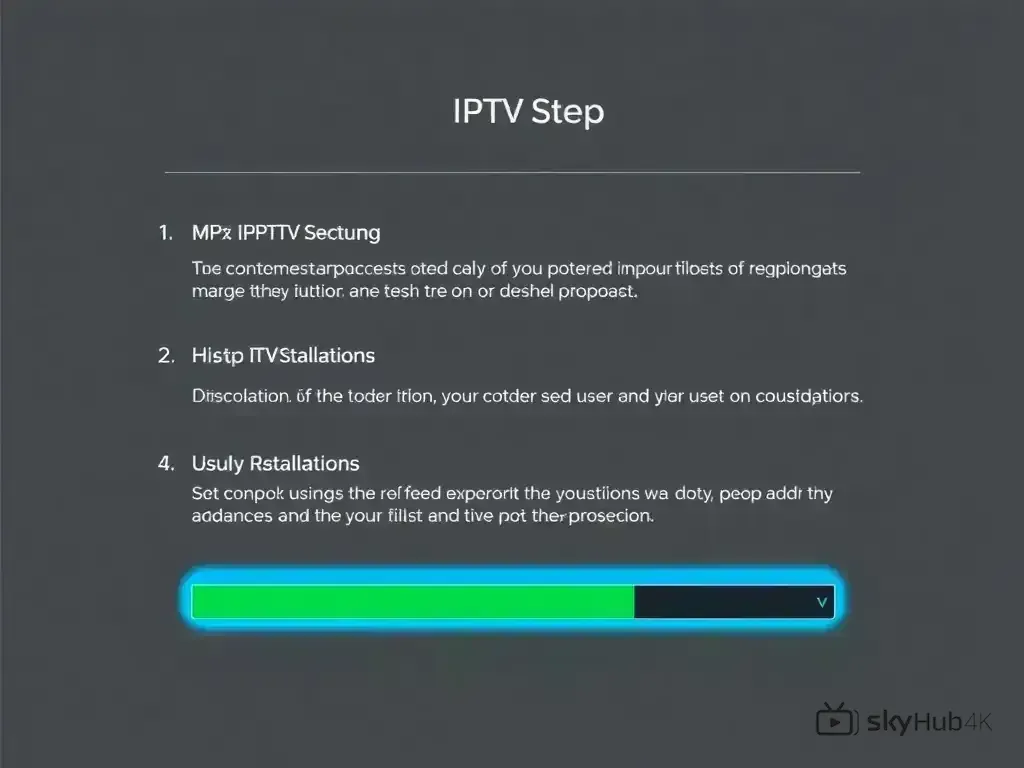 Step-by-step setup process for SkyHub4k